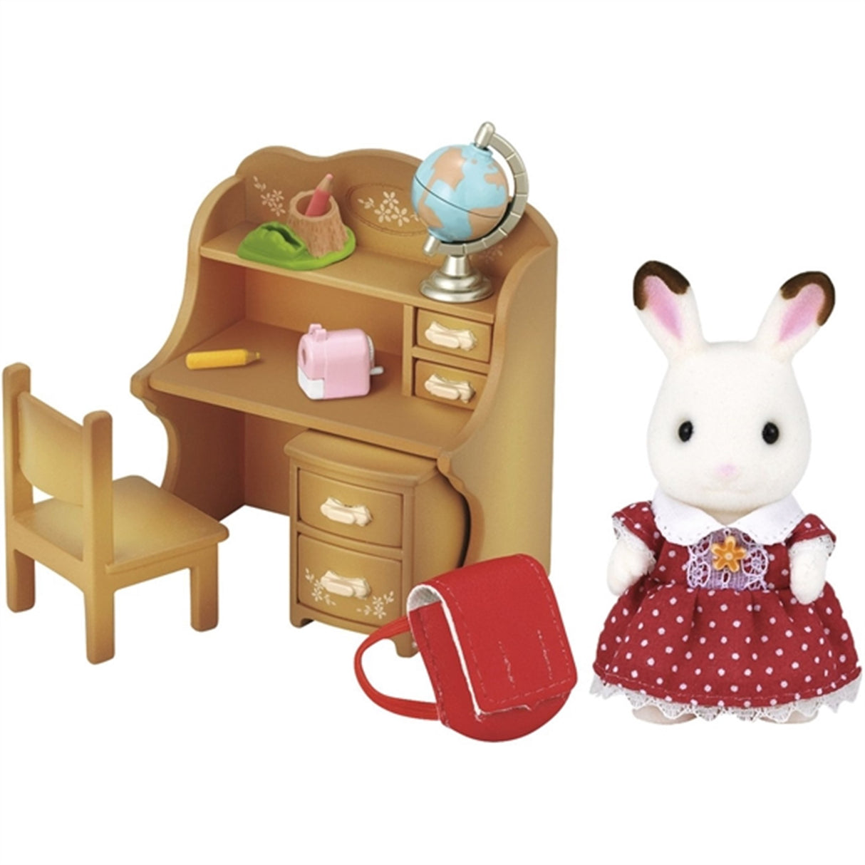 Sylvanian Families® Set Med Syster Chokladkanin (Skrivbord)