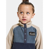 Didriksons Navy Monte Kids Fleece Jacka 3