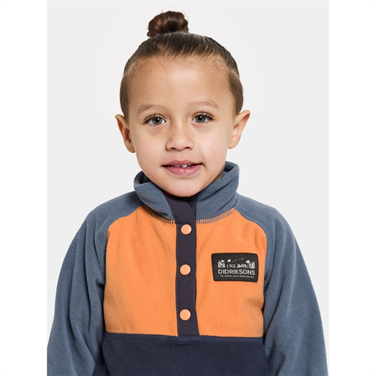 Didriksons Cantaloupe Monte Kids Fleece Jacka 3