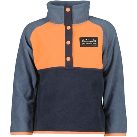 Didriksons Cantaloupe Monte Kids Fleece Jacka