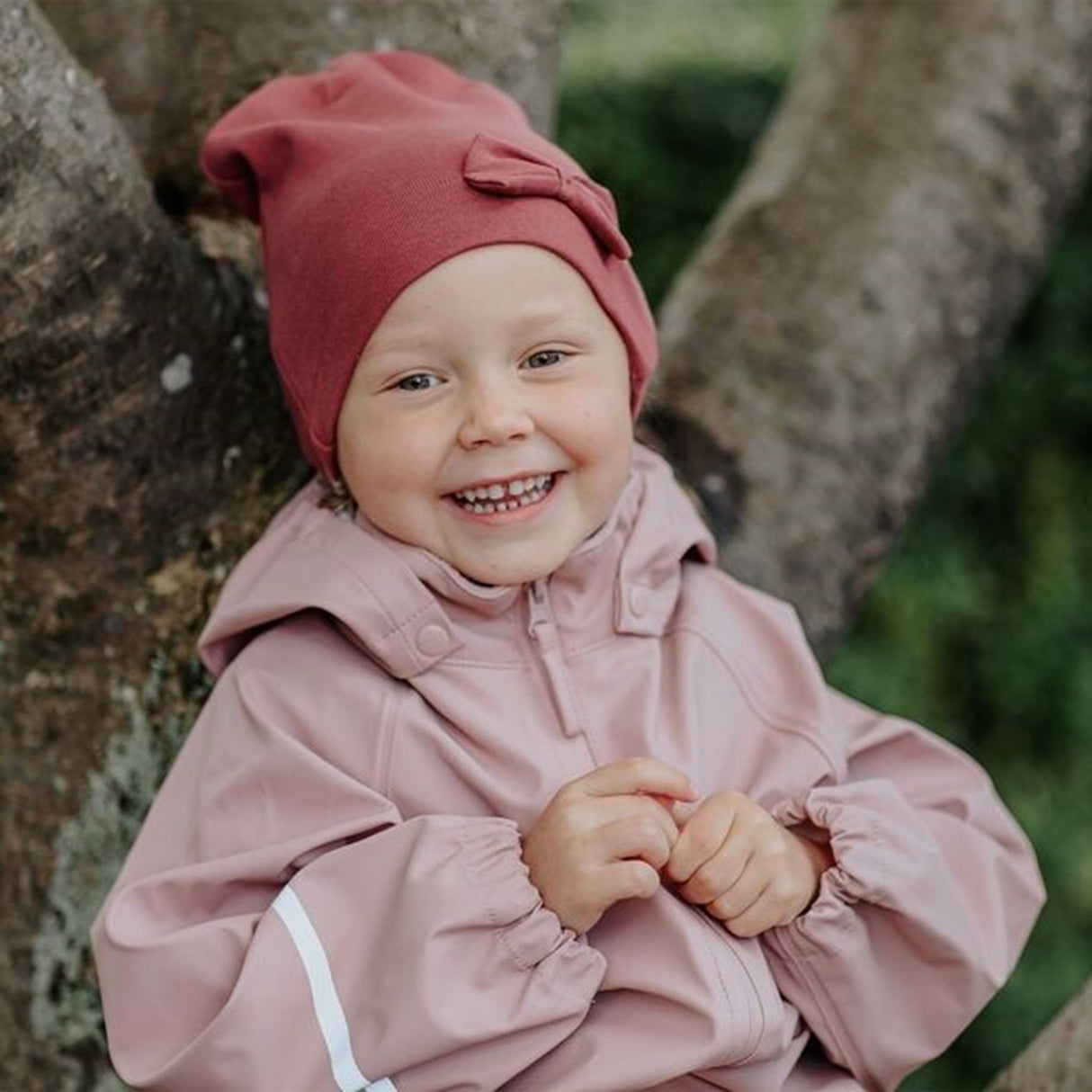 Racing Kids Mössa Vindtät 2-lags Rosett Forest Berries