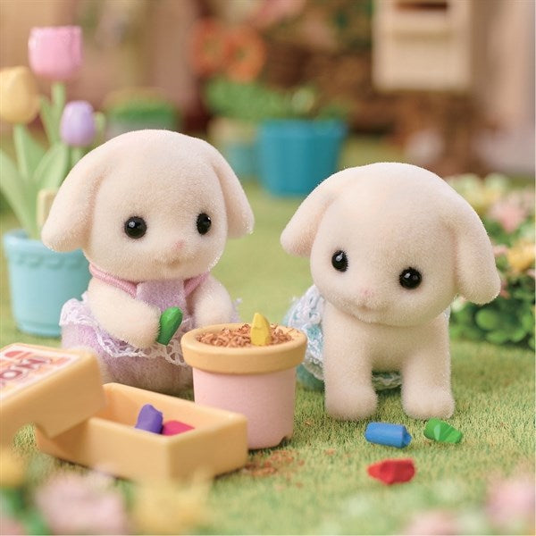 Sylvanian Families® Flora Kanintvillingar