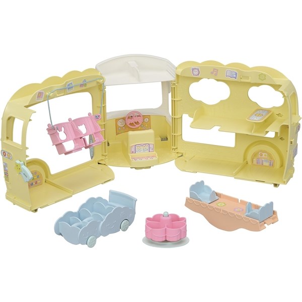 Sylvanian Families® Rainbow Fun Kindergarten Buss