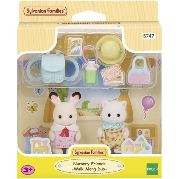 Sylvanian Families® Dagiskompisar - Walk Along Duo