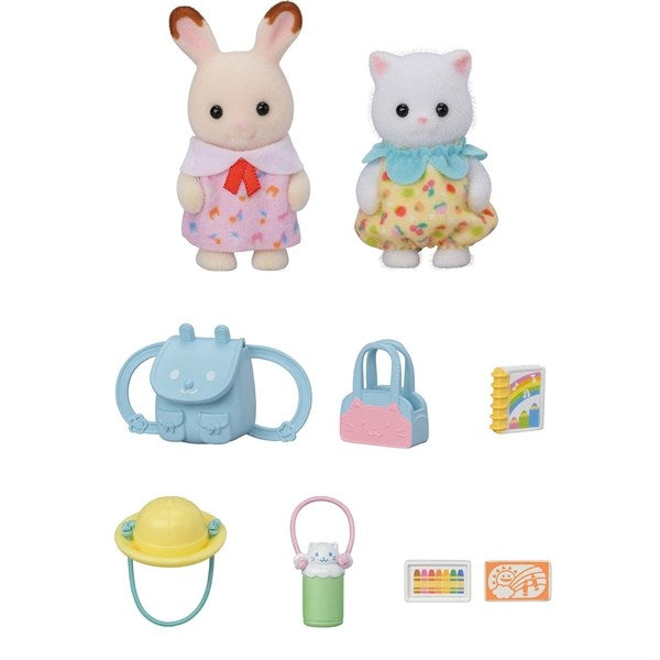 Sylvanian Families® Dagiskompisar - Walk Along Duo