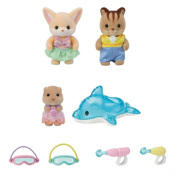 Sylvanian Families® Dagiskompisar - Simbassäng Trio