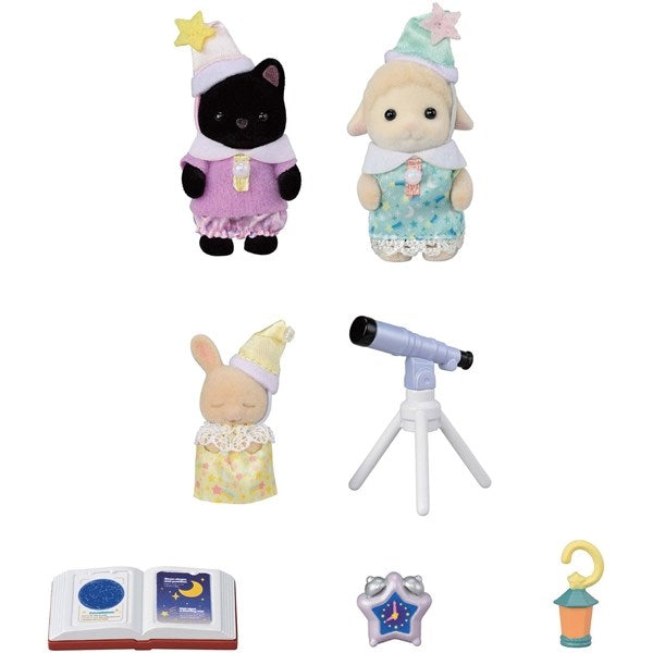 Sylvanian Families® Dagiskompisar - Sleepover Party Trio