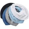 Pippi Bandana Haklapp 5-pack Light dusty blue