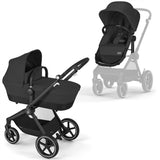 Cybex Eos Lux Moon Black 2-i-1 Sittvagn