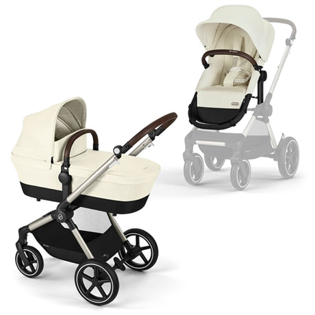 Cybex Eos Lux Seashell Beige 2-i-1 Sittvagn