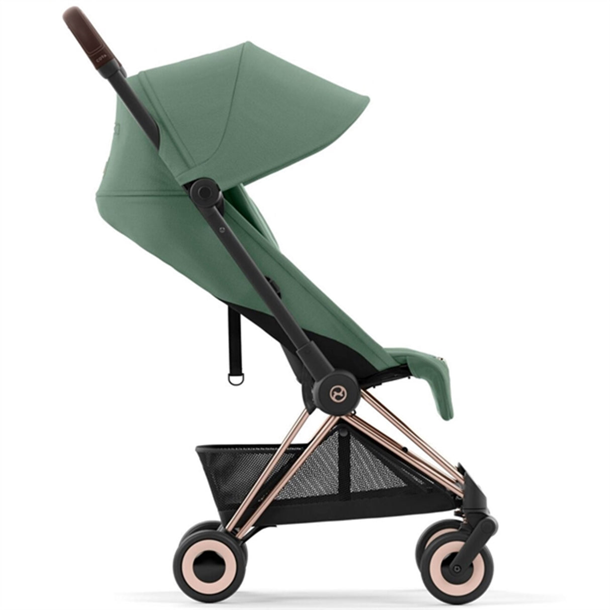 Cybex Coya Sittvagn Rosegold Leaf Green 6