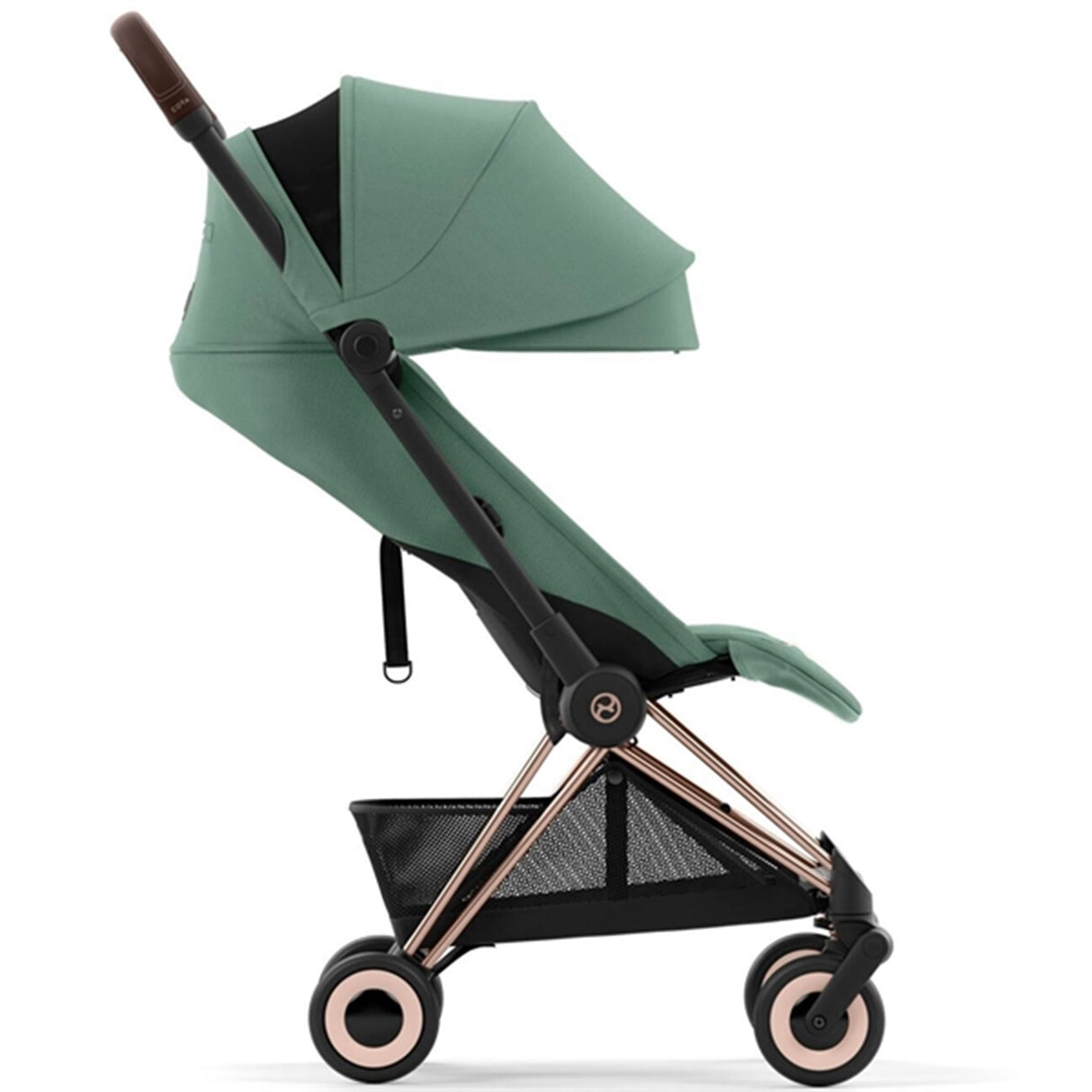 Cybex Coya Sittvagn Rosegold Leaf Green 5
