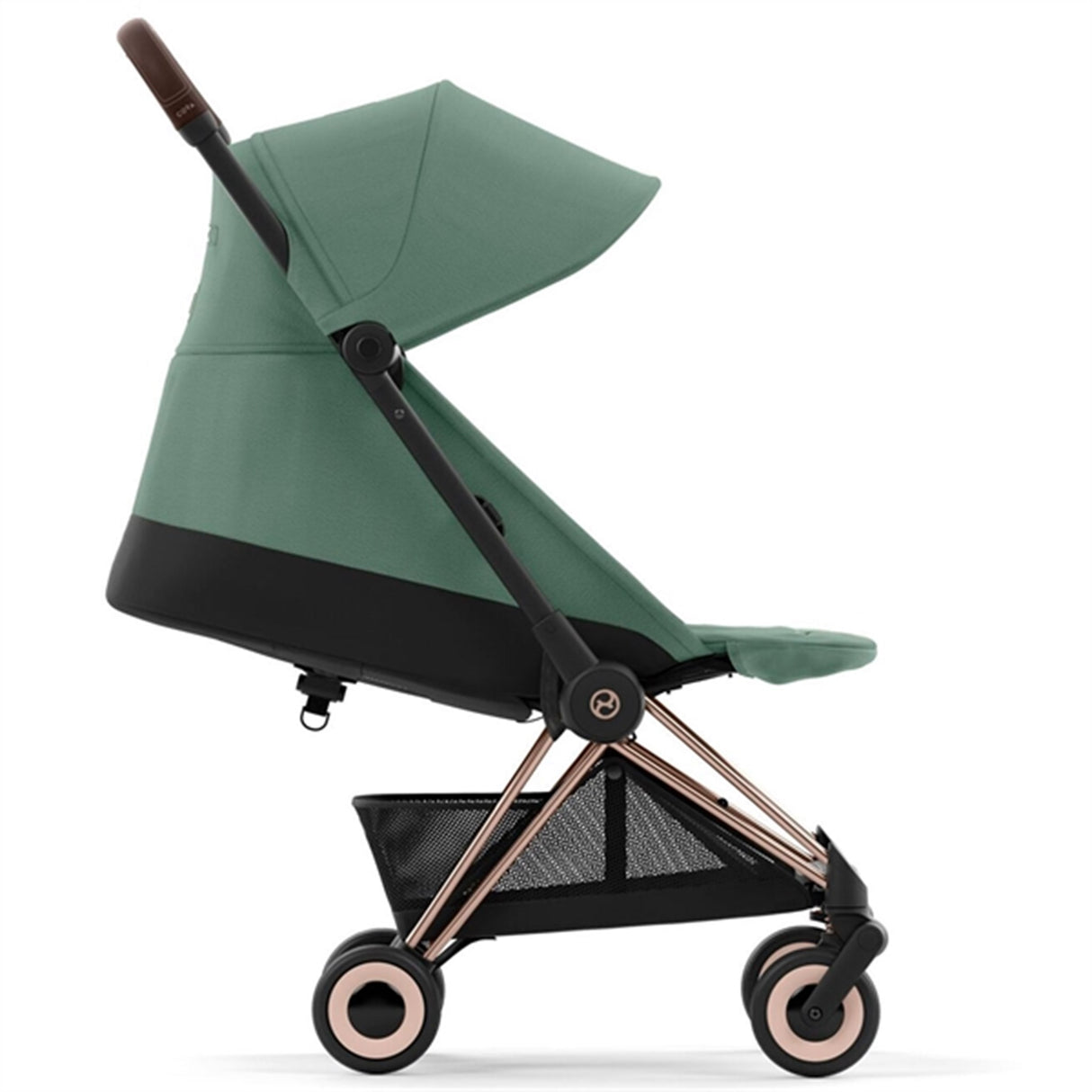 Cybex Coya Sittvagn Rosegold Leaf Green 3