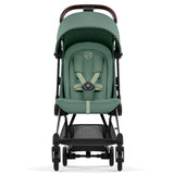 Cybex Coya Sittvagn Chrome Dark Brown Leaf Dark Green 6