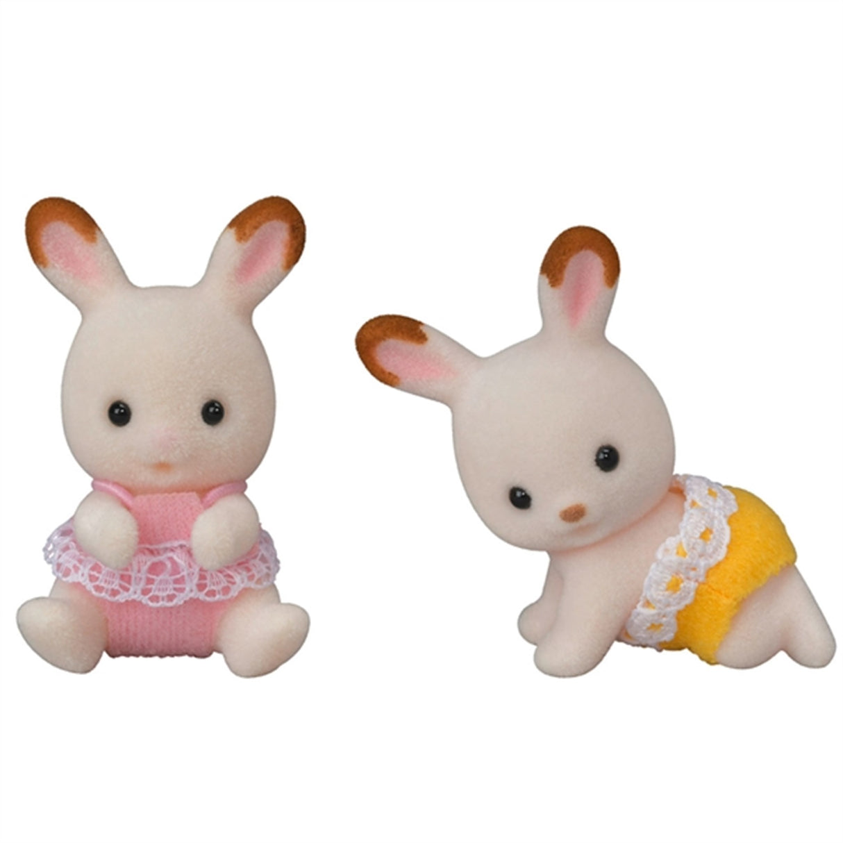 Sylvanian Families® Set Med Chocolate Bunny Twins (Sittvagn)