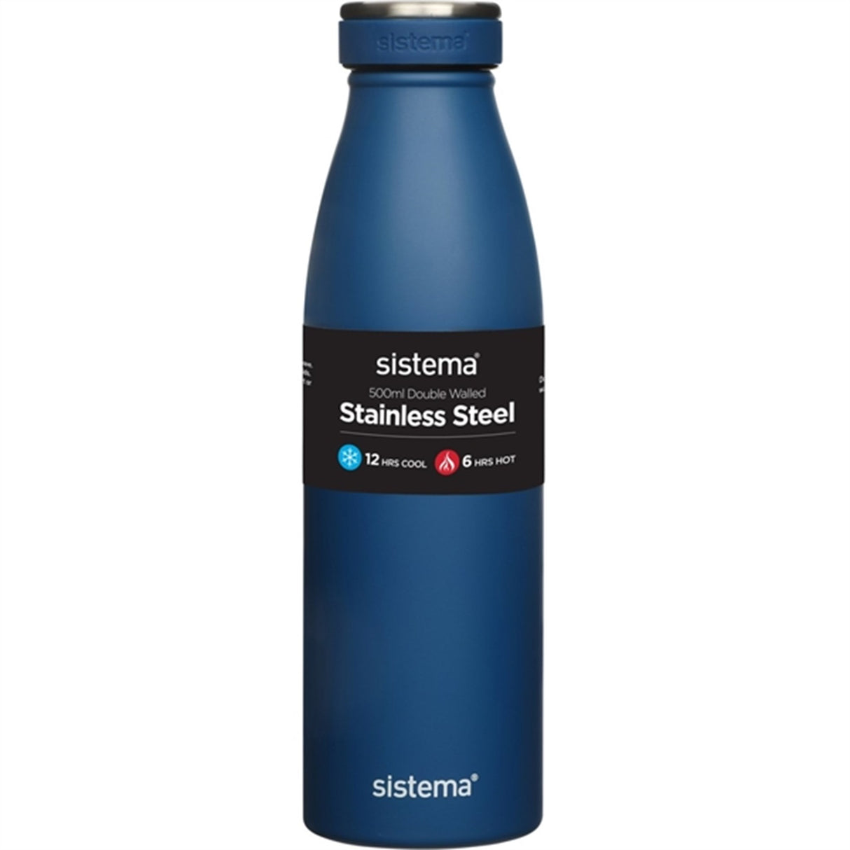 Sistema Stainless Steel Vattenflaska 500 ml Ocean Blue