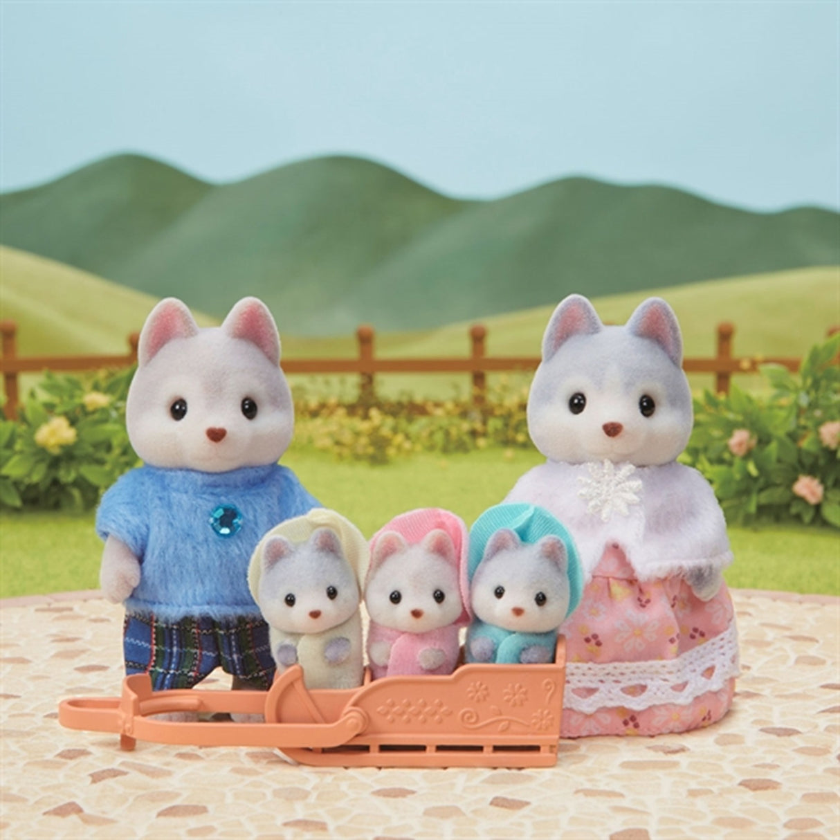 Sylvanian Families® Familjen Husky