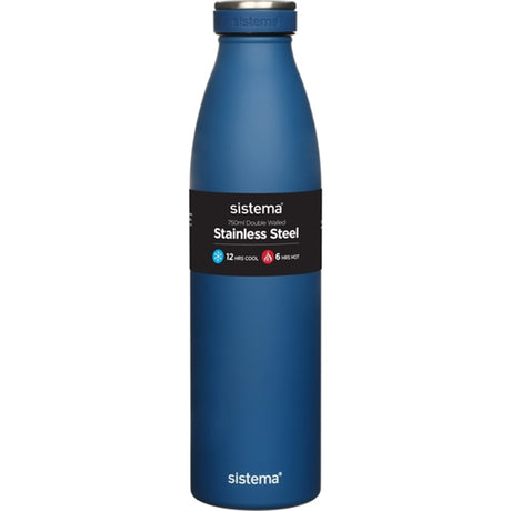 Sistema Stainless Steel Vattenflaska 750 ml Ocean Blue