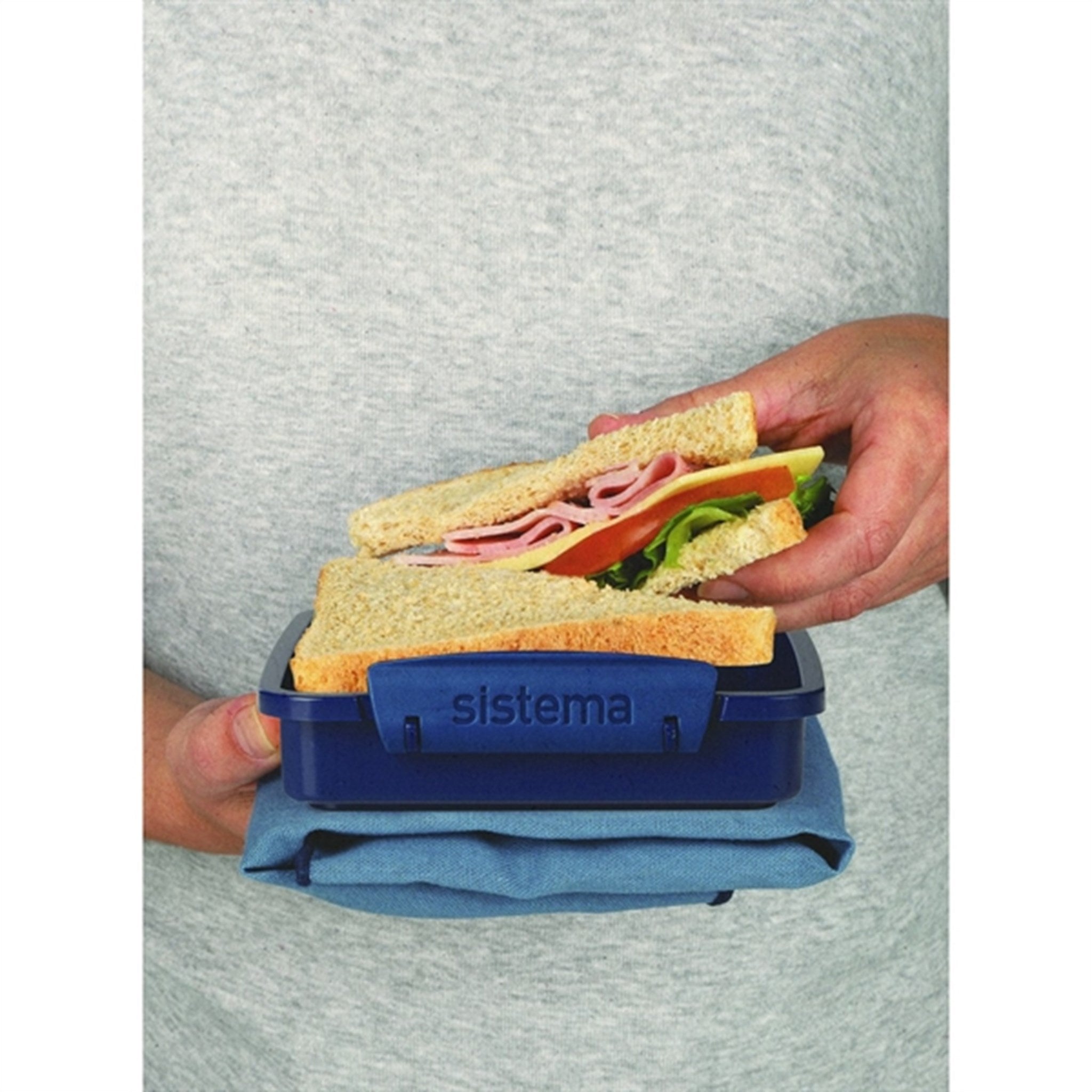 Sistema Renew To Go Sandwich Lunchlåda 450 ml Blå 3