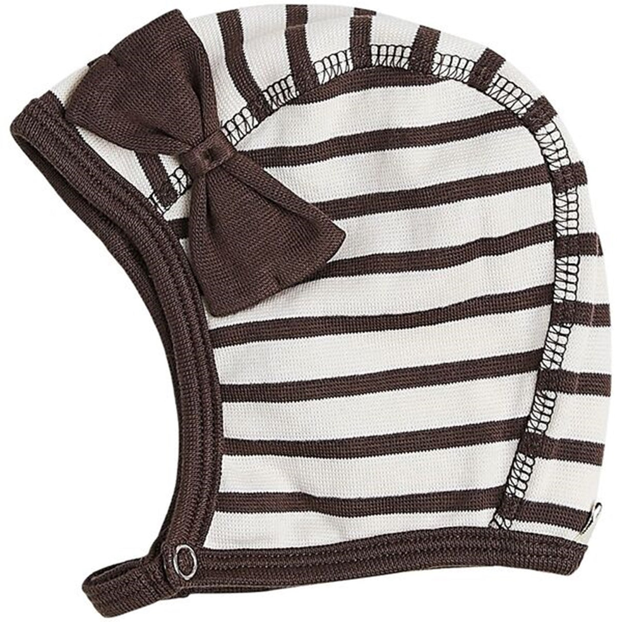 Racing Kids Baby Hat Bow Brun / Vit