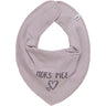 Pippi Bandana Haklapp m. Text Violet Ice