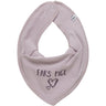 Pippi Bandana Haklapp m. Text Violet Ice