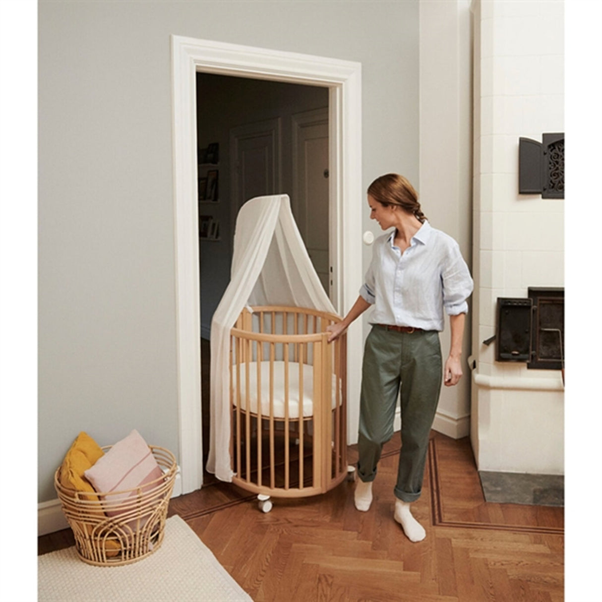 Stokke® Sleepi™ Mini V3 inkl. madras + GRATIS forlængersæt 2