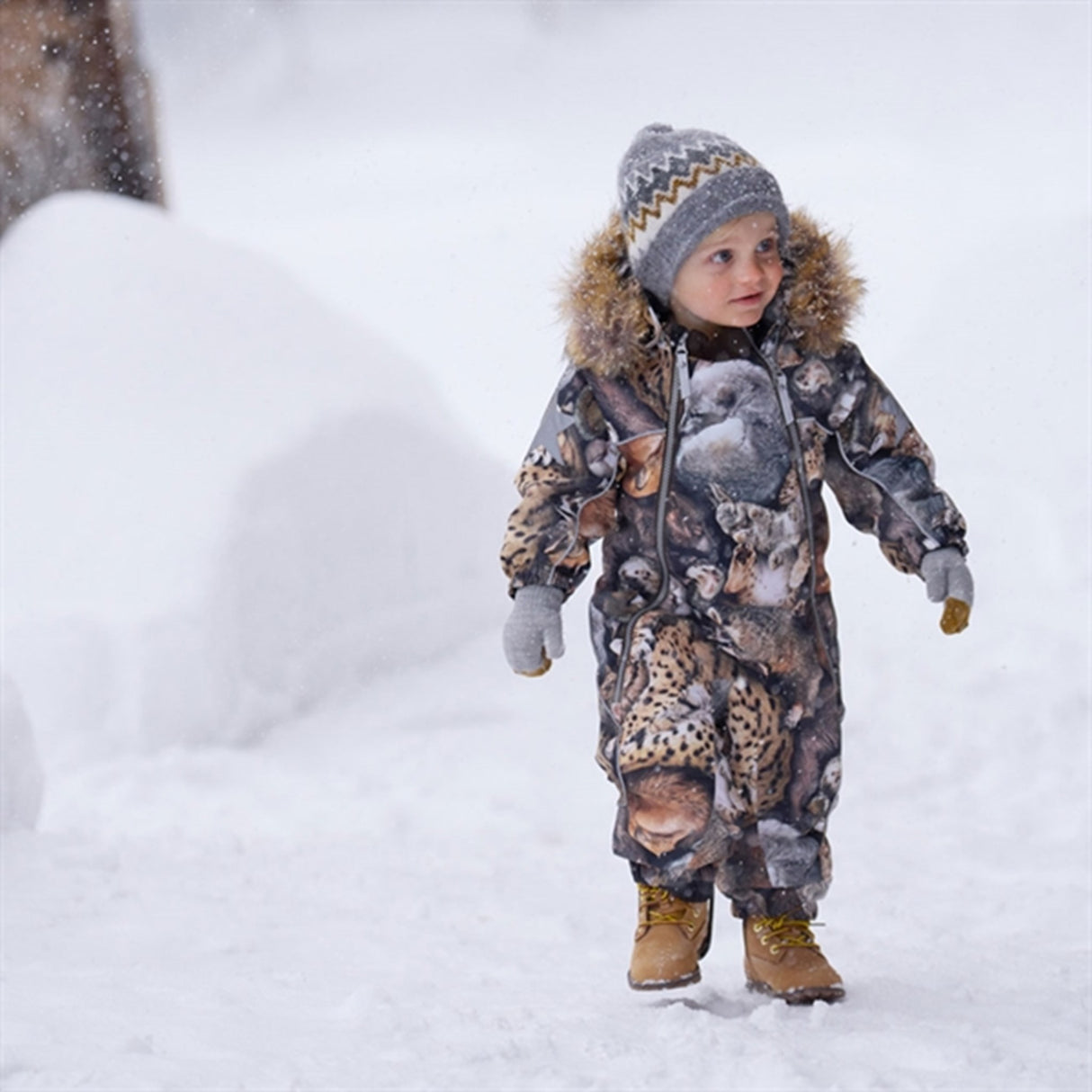 Molo Vinteroverall Sleeping Cubs Pyxis Fur 3