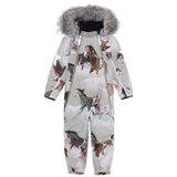 Molo Vinteroverall Winter Horses Pyxis Fur
