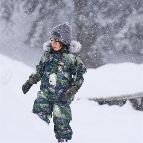 Molo Vinteroverall Dino Forest Polaris Fur 2