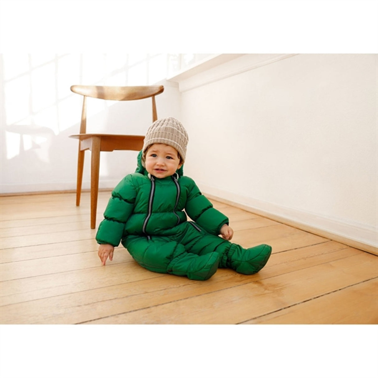 Molo Woodland Green Hebe Bebis Vinteroverall 3