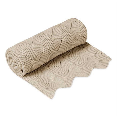 Cam Cam Copenhagen Baby Scallop Knit Filt Almond