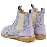 Angulus Chelsea Stövlar Lilac/Congetti Glitter/Beige Elastic 3