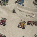 Minymo Beige Melange Blus NOOS