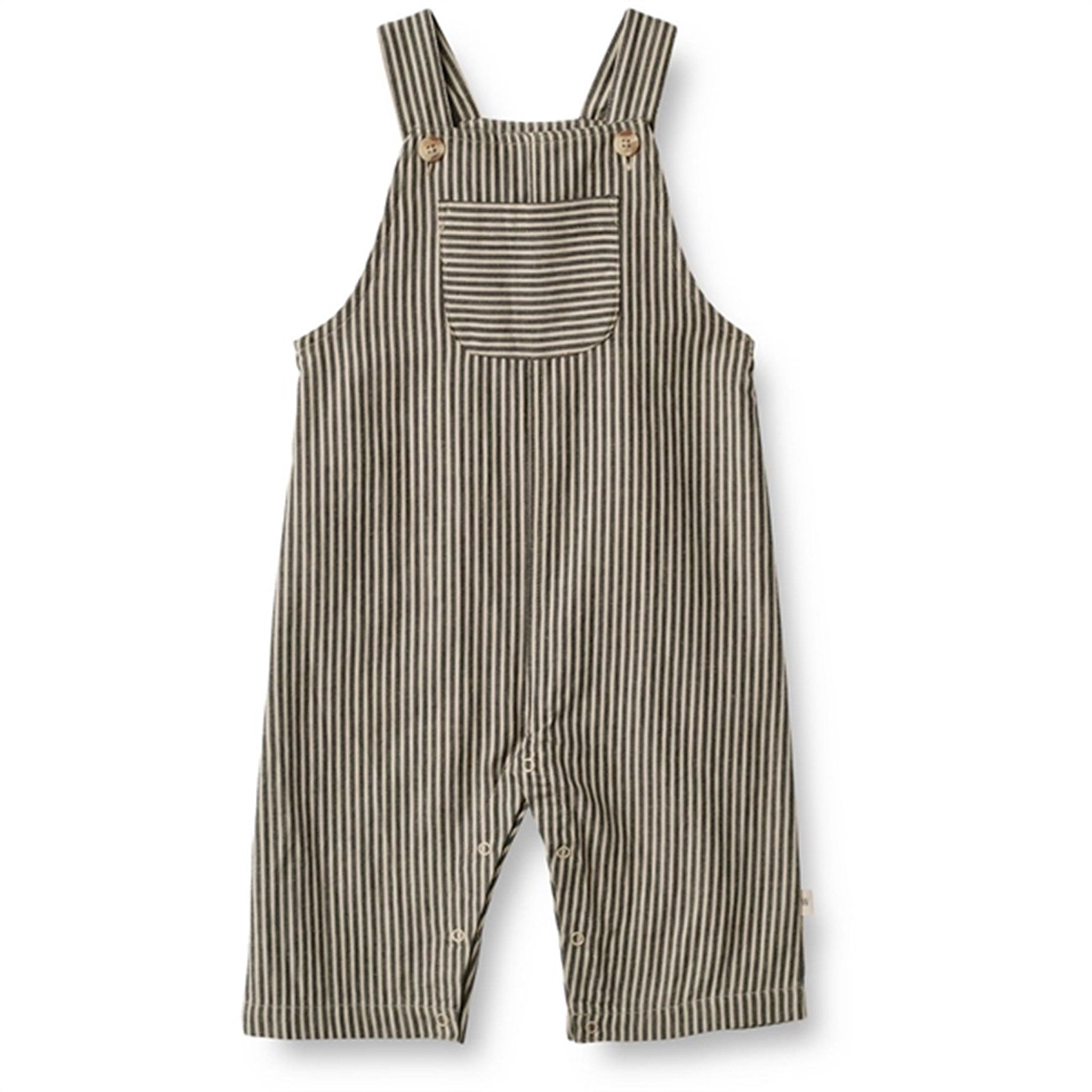 Wheat Black Coal Stripe Overall Issey