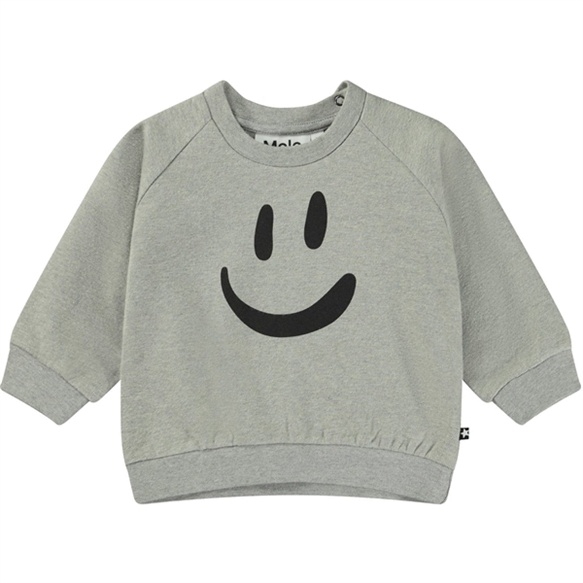 Molo Grey Melange Disc Sweatshirt