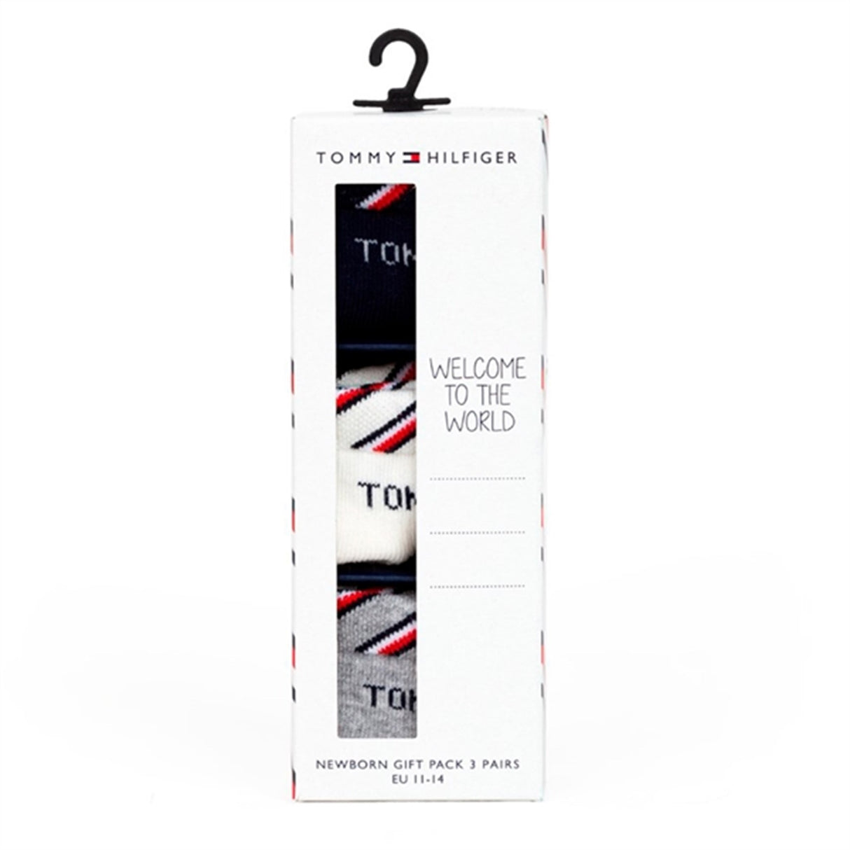 Tommy Hilfiger Newborn 3-pack Giftbox Strumpor Tommy Original