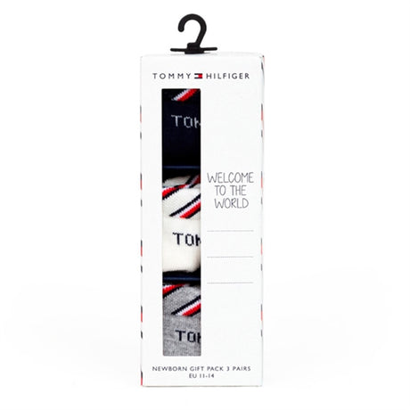 Tommy Hilfiger Newborn 3-pack Giftbox Strumpor Tommy Original 2