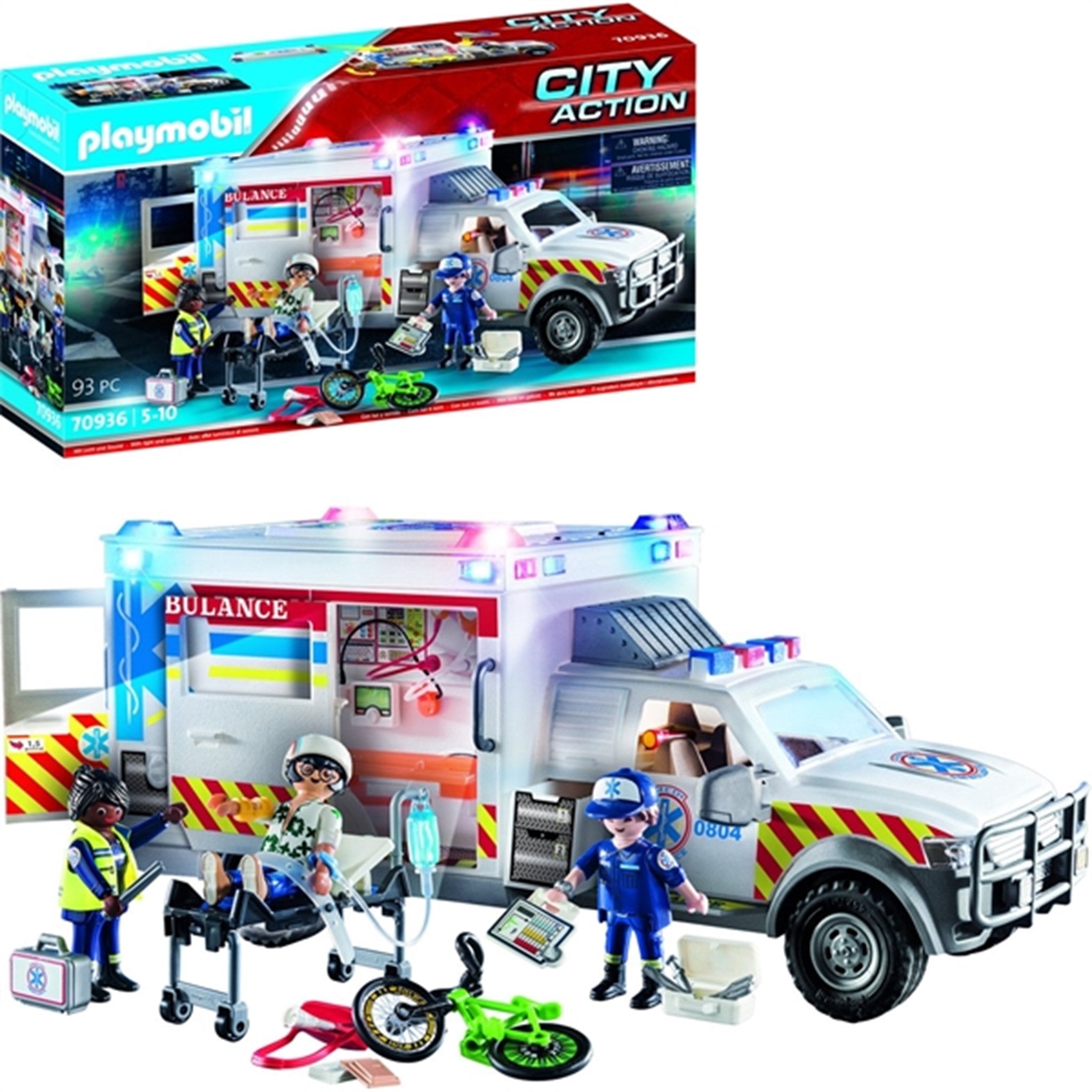 Playmobil® City Action - US Ambulance with Lights and Sound 7