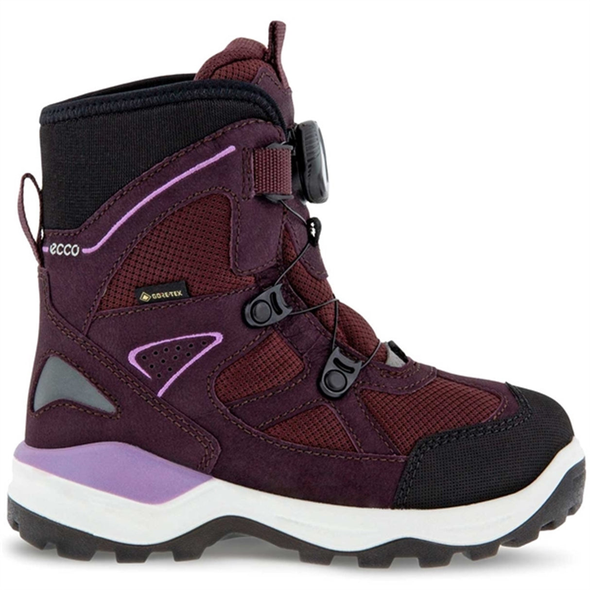 Ecco Snow Mountain Stövlar Black/Fig 2