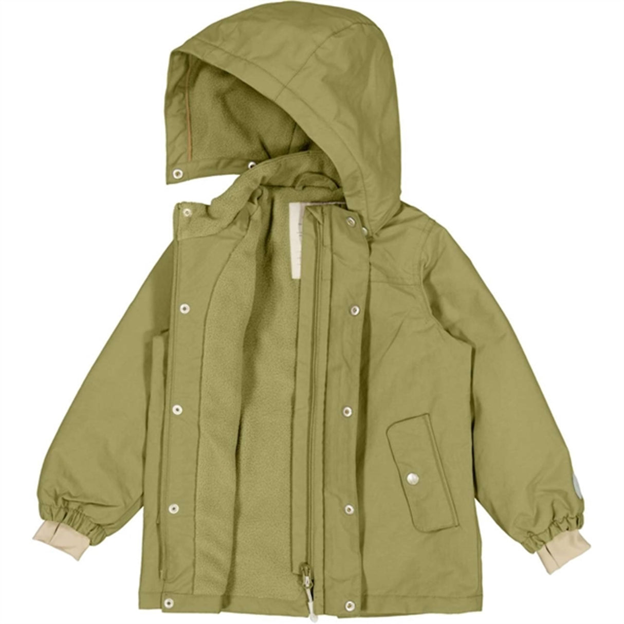 Wheat Jacka m. Fleece Karl Tech Heather Green 3