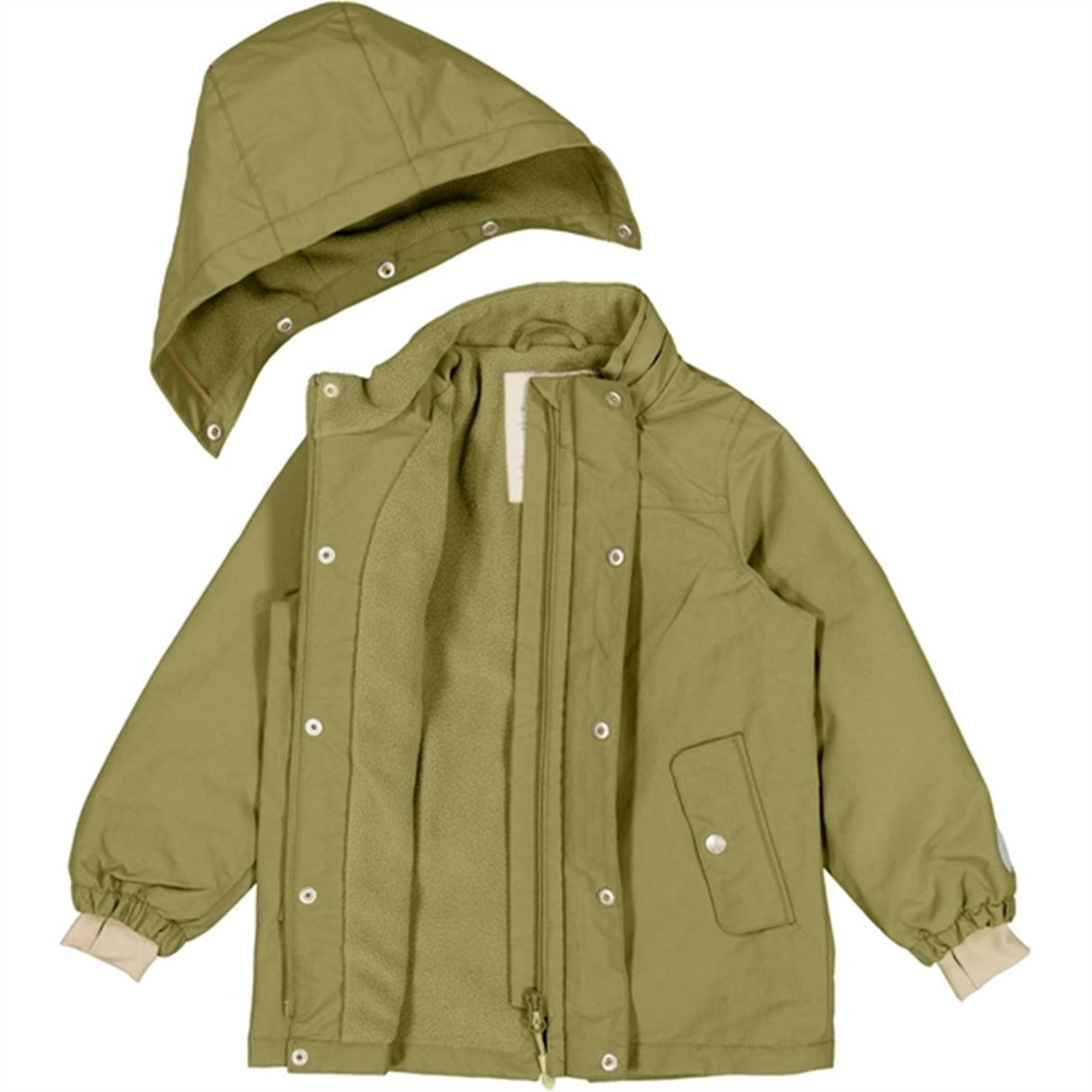 Wheat Jacka m. Fleece Karl Tech Heather Green 4