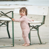 Petit Crabe Rose Nude Palma Onesies m. Dragkedja 6