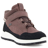 Ecco Exostrike Kids Ankle Støvle Black/Dusty Purple/Dusty Purple