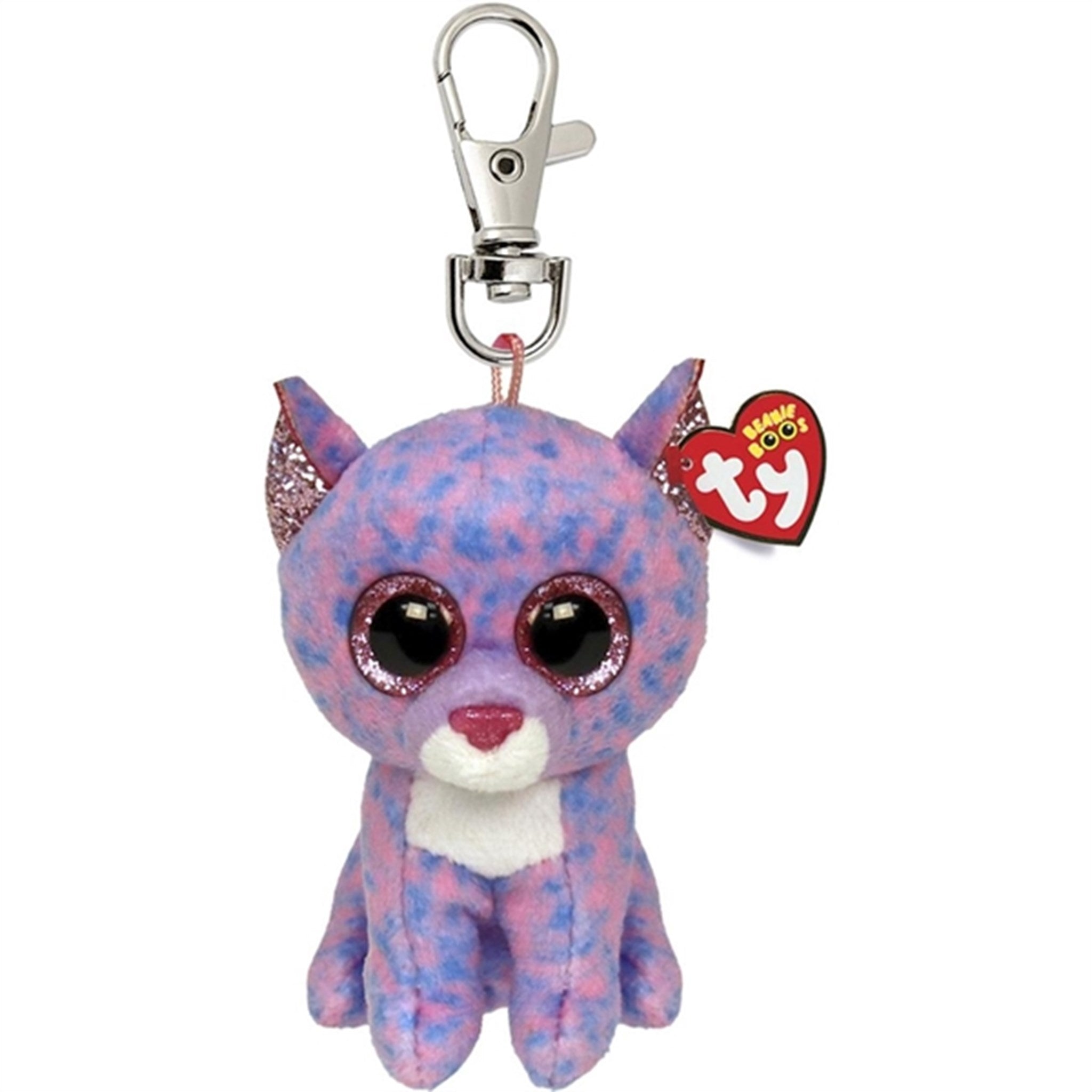 TY Beanie Boos Cassidy - Lavender Cat Clip