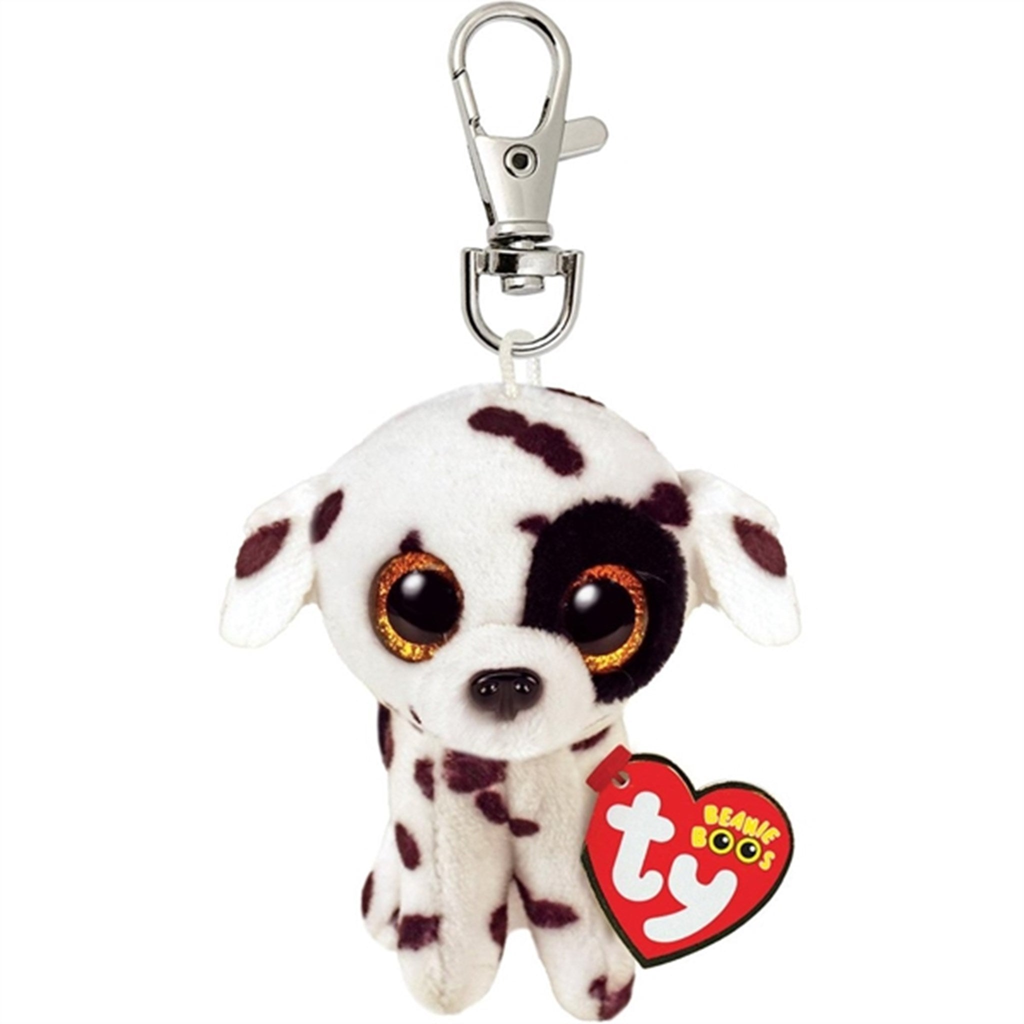 TY Beanie Boos Luther - Spotted Hund Clip