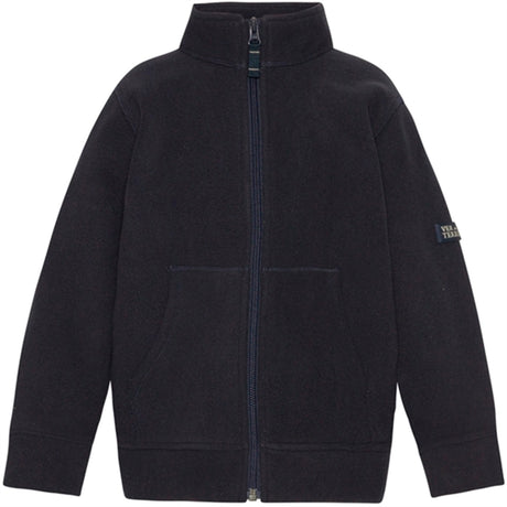 Ver de Terre Doubleface Fleece Jakke Navy/Mocca