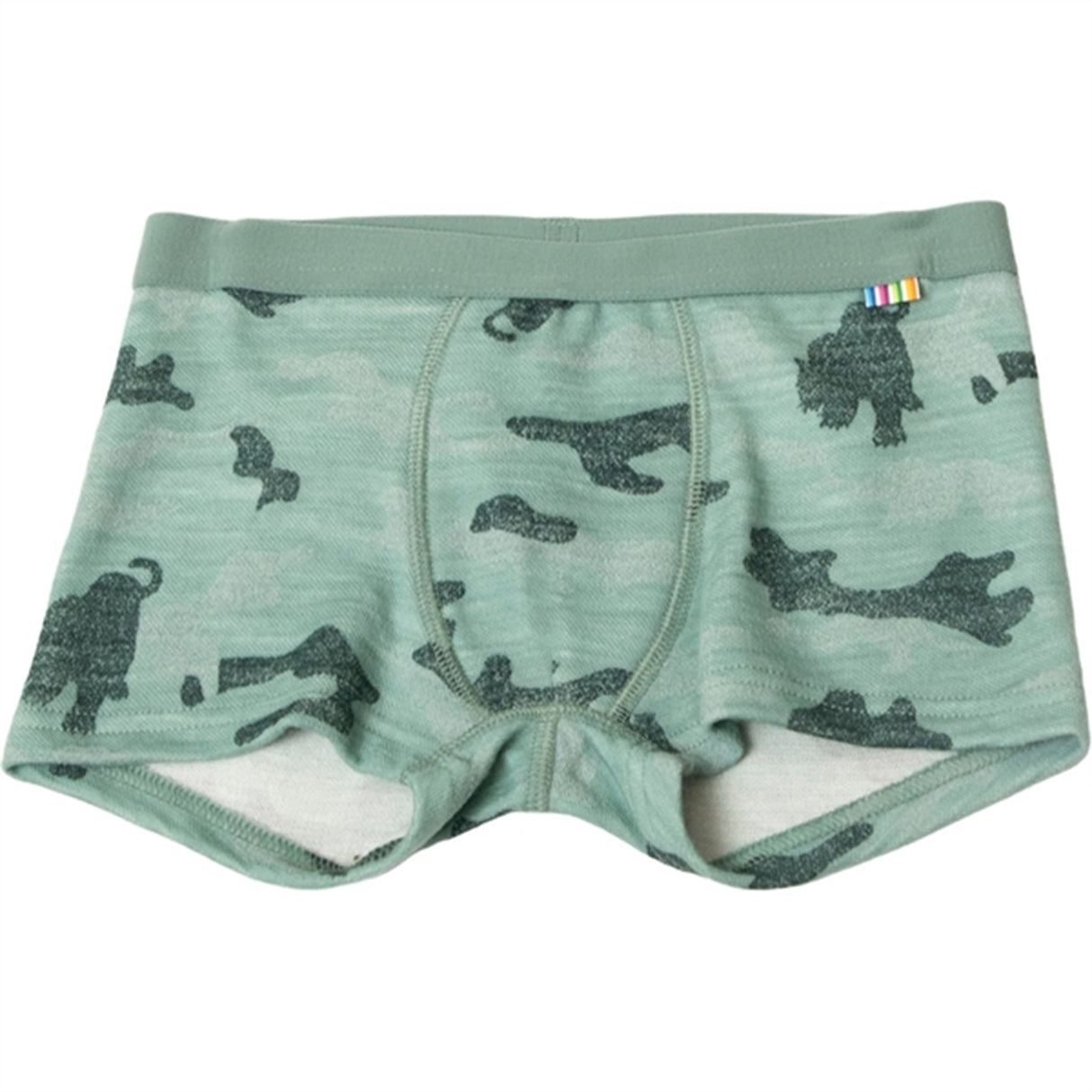 Joha Ull/Bomull Green AOP Boxer shorts