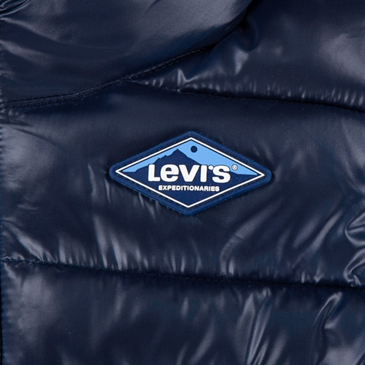 Levi's Sherpa Lined Puffer Jacka Dress Blues 3