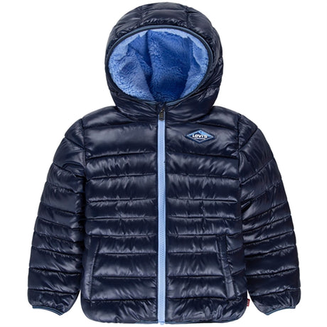 Levi's Sherpa Lined Puffer Jacka Dress Blues